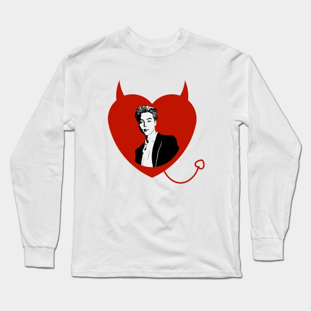 Jimin Naughty Heart Long Sleeve T-Shirt by Hallyu-Inspired